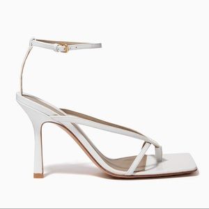 Bottega Venetta square toe sandals